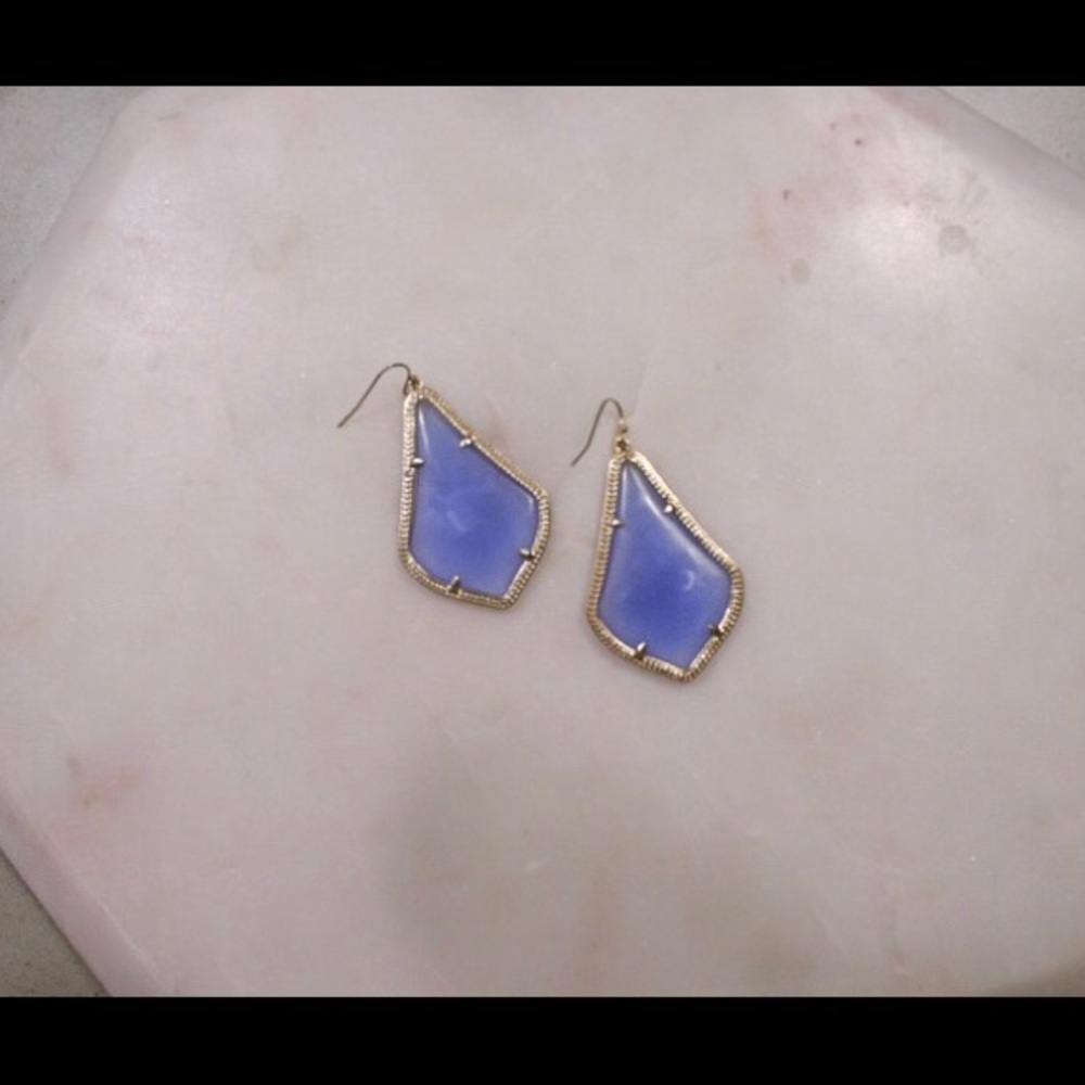 Kendra Scott Periwinkle Alexandra Earrings